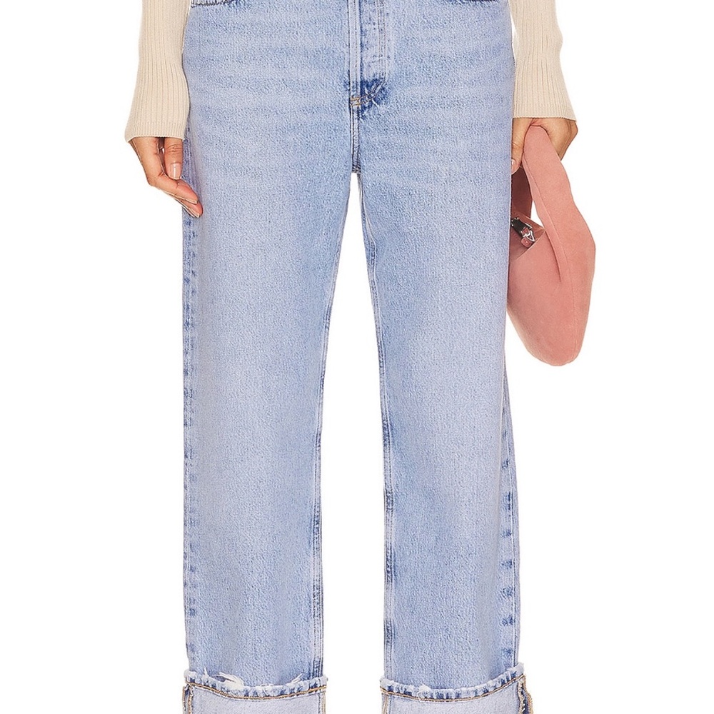 AGOLDE's Force Fran Low Slung Easy Straight jeans